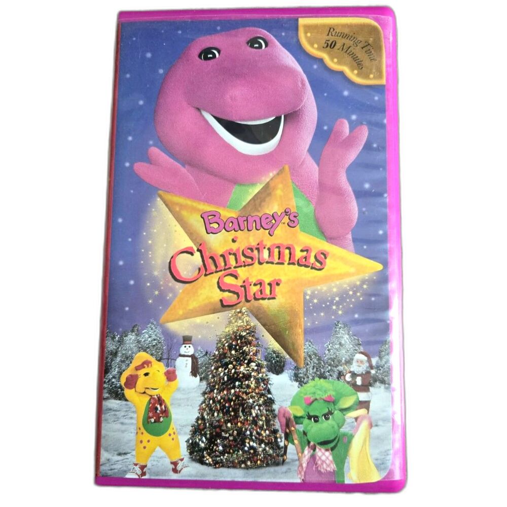 Barney's Christmas Star VHS Lyrick Studios Holiday Children's Classic